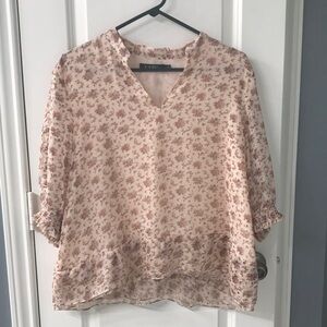 Lauren Ralph Lauren Floral Pink Blouse